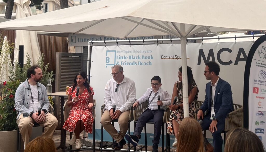 Randi Stipes, Chief Marketing Officer, at Little Black Book & Friends Beach and The Marketing Academy Villa stages